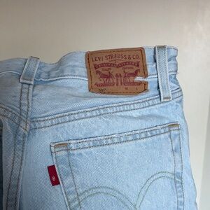Levi's 501 Original Women's Light Blue Straight Leg Jeans